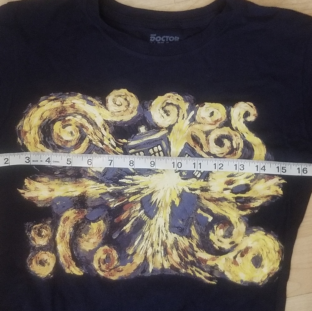 Doctor Who Van Gogh Exploding TARDIS Tee - Picture 4 of 4